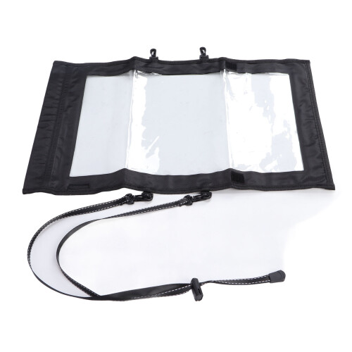 Transparent Map Storage Bag Waterproof Folding Storage Pouch for Outdoor Hiking Camping 1