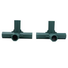 8 pezzi connettore di giunzione a 5 vie per impianto 16 mm 10 x 10 x 6 cm