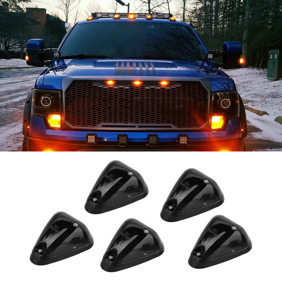 5 Sets Truck Roof Led Car Top With Smoke Lens And For Truck And Suv Light/Amber 7901322178879