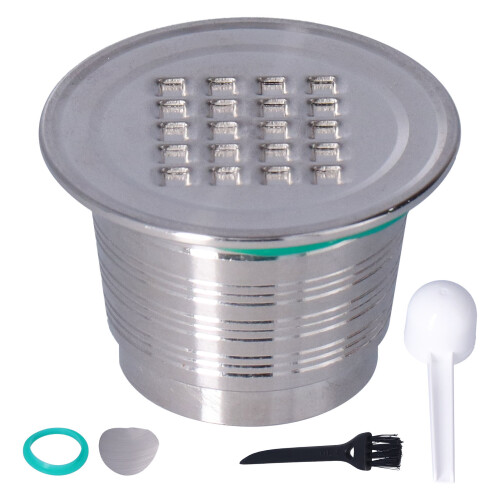 Capsule réutilisable en acier inoxydable de 50 mL 3,7  2,7 cm 1