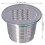 Capsule réutilisable en acier inoxydable de 50 mL 3,7  2,7 cm 6