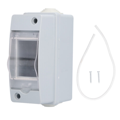 Boîte de distribution transparente 4,7 x 2,1 x 3,5 po 1
