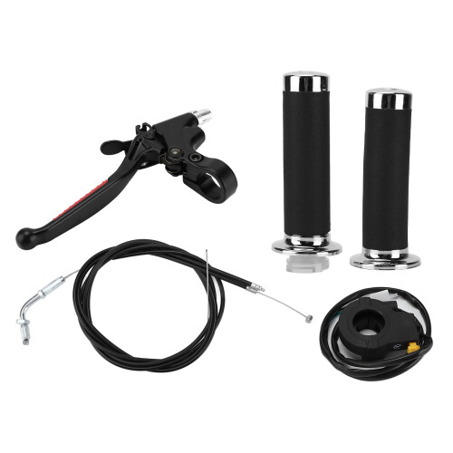 Throttle Clutch Handle Kit Waterproof Ergonomic Replacement for 49cc 60cc 66cc 80cc Engine Motorized Bicycle 1