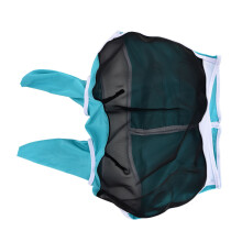 Breathable Horse Mask Universal Adjustable Elastic Mosquito Fly Repelling Veil Cover ProtectorGreen S 71x112x35cm / 28.0x44.1x13.8in