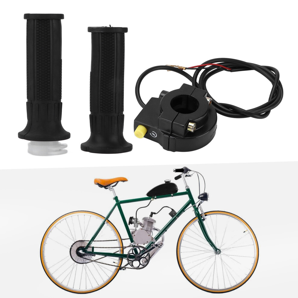 0.87In Throttle Grip Assembly With Engine Kill Switch For 33Cc 49Cc 60Cc 69Cc 80Cc Motorized Bicycle Push Bike 4631322179486