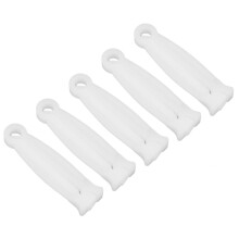 200 pièces de clips pour cordon ombilical porcin en PVC, 5 cm / 2 po