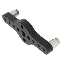 Guida per foratura in alluminio 140x50x32 mm fori da 6/8/10 mm