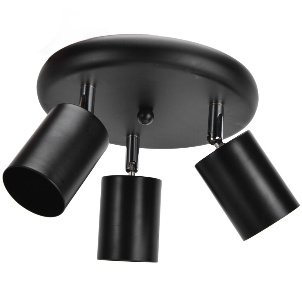 GU10 Ceiling Spotlight Holder 3 Head Rotating Lamp Base Fixture for Bedroom Dining Room Shopping Mall 85â265VBlack-image-OPC-PHVXDCV-NEW