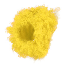 Parrucca dai colori innovativi, PET per adulti, 85-137 g, Giallo