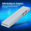 Dock argento 7-in-2 per Pro/Air 16-20, 11x3x1 cm 8