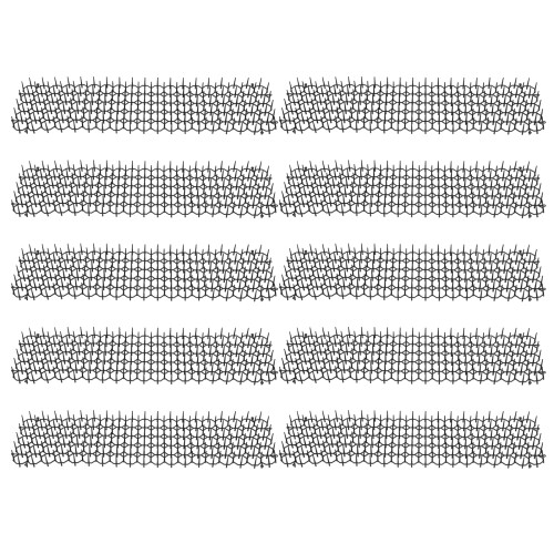 10 pezzi tappetino deterrente per gatti nero 49x13x3 cm PP interno 1
