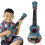 Mini ukulele di plastica 43x14cm blu giocattolo 16