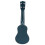 Mini ukulele di plastica 43x14cm blu giocattolo 12