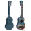 Mini ukulele di plastica 43x14cm blu giocattolo 14