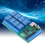 UD74B08 Scudo relè USB a 8 canali 12 V CC, 10 A 16