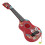 Ukulele giocattolo rosso in plastica mini 43x14 cm per bambini 3+ anni 13