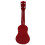 Ukulele giocattolo rosso in plastica mini 43x14 cm per bambini 3+ anni 5