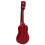 Ukulele giocattolo rosso in plastica mini 43x14 cm per bambini 3+ anni 7