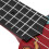 Ukulele giocattolo rosso in plastica mini 43x14 cm per bambini 3+ anni 9