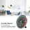 G101 Temperature Humidity Tester Humidity Detector Thermometer Multifunctional HygrometerBlack 7