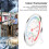 G101 Temperature Humidity Tester Humidity Detector Thermometer Multifunctional HygrometerWhite 11
