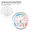 G101 Temperature Humidity Tester Humidity Detector Thermometer Multifunctional HygrometerWhite 6