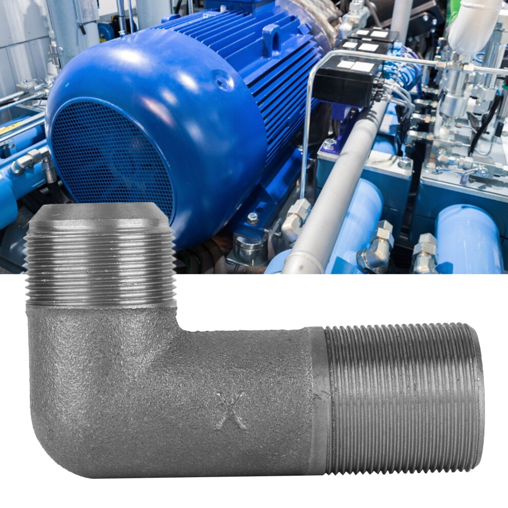 Air Compressor Elbow Cast Iron Durable Thread Elbow Coupler Fittings For Air Compressor 8371322183507