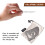 2 pièces de dripper à café pliable, acier inoxydable 304, argent 5