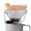 2 pièces de dripper à café pliable, acier inoxydable 304, argent 12