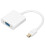 AD006 Adattatore Mini DisplayPort a VGA bianco 15