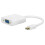 AD006 Adattatore Mini DisplayPort a VGA bianco 13