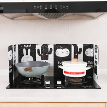 Pare-éclaboussures en aluminium de 28 cm pour cuisinières à gaz, plaque déflectrice pliable