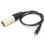 Câble TRS 3,5 mm vers XLR 60 cm 0,12 in noir 8