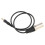 Câble TRS 3,5 mm vers XLR 60 cm 0,12 in noir 5