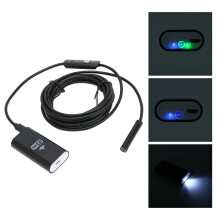 Endoscopio wireless IP67 720P WiFi 3,5 m 500 mAh nero