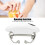 Electric Jar Opener 2 Ears Shaped ABS Battery Powered Automatic Can Opener with Black Button 7