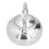 Théière exquise 14 cm acier inoxydable argenté 9