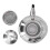 Théière exquise 14 cm acier inoxydable argenté 7
