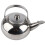 Théière exquise 14 cm acier inoxydable argenté 2
