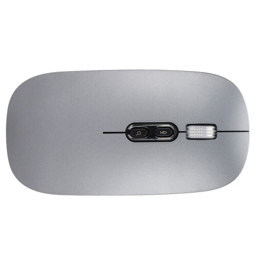 Mouse wireless AI grigio da 1600 DPI, 500 mAh, raggio di 10 m 2