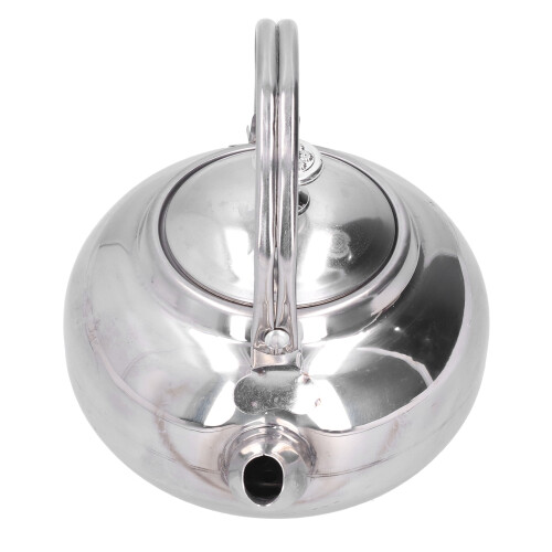 Théière exquise 14 cm acier inoxydable argenté