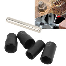 Set da 5 pezzi per la rimozione di dadi e bulloni, attacco da 1/2", utensili ad impatto per la riparazione auto, 17mm-22mm