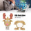 CR10099 8G USB 69x37x23mm PVC Natale squisito 6
