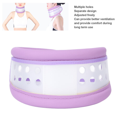 Collier cervical violet M 50-80kg 32-37cm 2