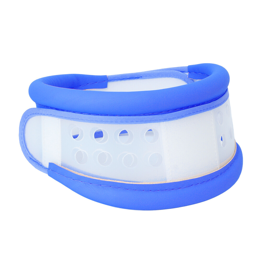 Cervical Collar Adjustable Neck Brace Collar Support Correct Bone Care for Neck Pain Stiff ReliefBlue M