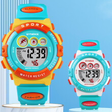 Kinder-Sportwasserfeste LED-Digitaluhr mit Alarm und Stoppuhr