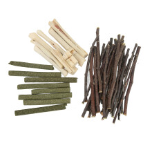 Ensemble de jouets à mâcher pour hamster Molar Rod, 200 g, naturel
