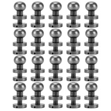 Rivets en laiton Monk à tête ronde, 10 x 8 mm, 20 jeux par sachet