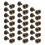 20 set di rivetti in ottone 8x7mm bronzo per valigie e borse 14
