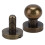 20 set di rivetti in ottone 8x7mm bronzo per valigie e borse 9